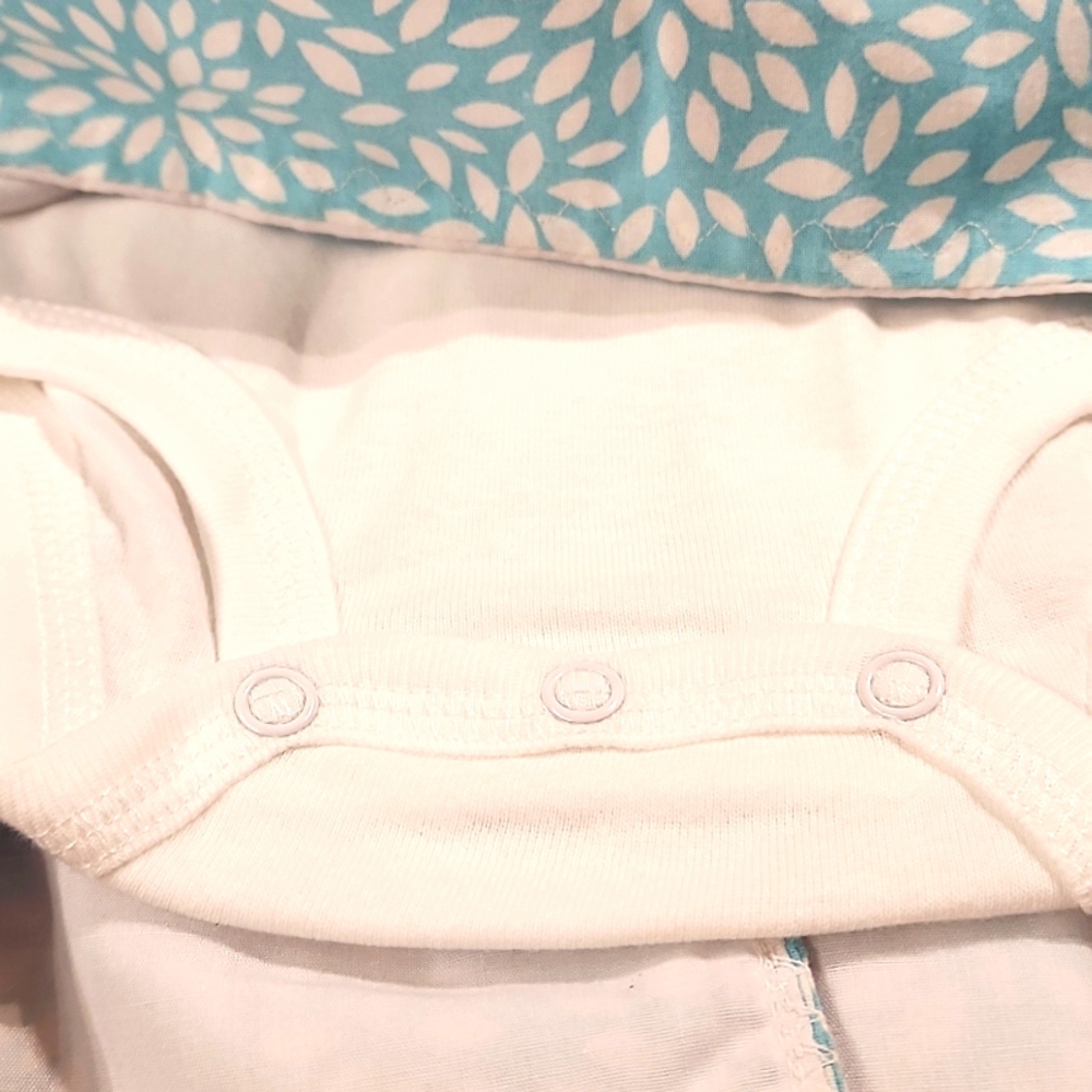 HANDMADE BABY GIRLS 3PC JUMPER DRESS WITH A TOP. SIZE 3M. - Picture 8 of 9